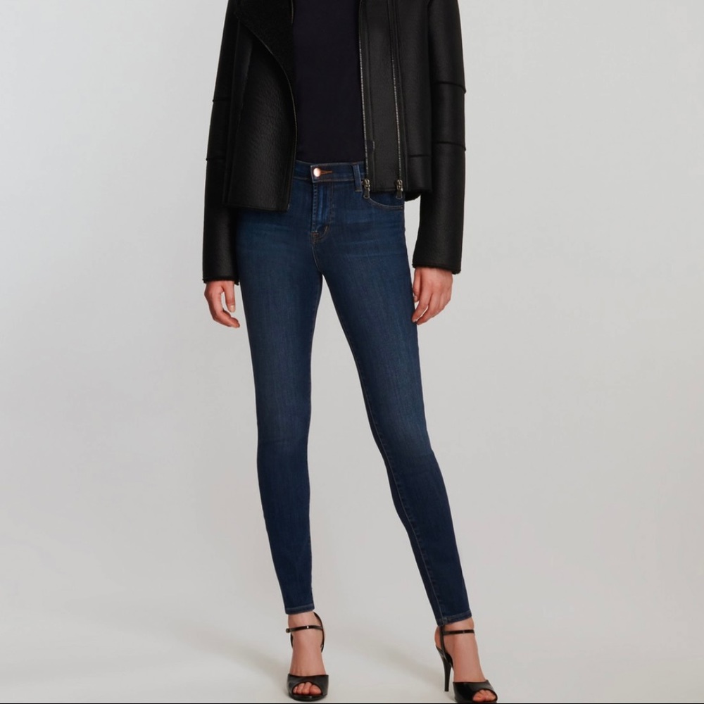 J Brand Maria Starless Dark Wash Super Skinny Jeans